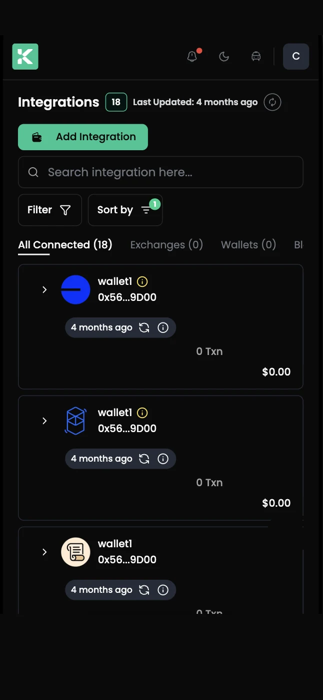 Plug in every exchange and wallet
