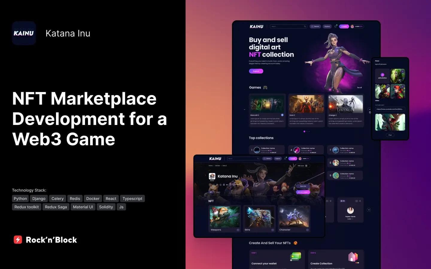 Kainu – NFT Marketplace Development for a Web3 Game